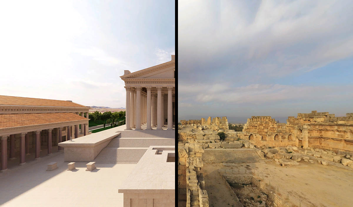 Travel Back in Time on a Virtual 3D Tour to the Famed Roman Temples of Baalbek