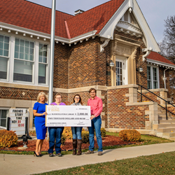 Dutch Country Living Makes Gift to Bloomfield Public Library, Encourages Others to Use Facility