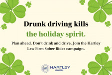 Hartley Law Firm Offering Free Uber, Lyft, and Cab Rides During St. Patrick’s Day in Dallas, TX
