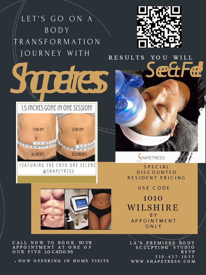 TENTEN Wilshire Secures Discount For Shapetress For Residents