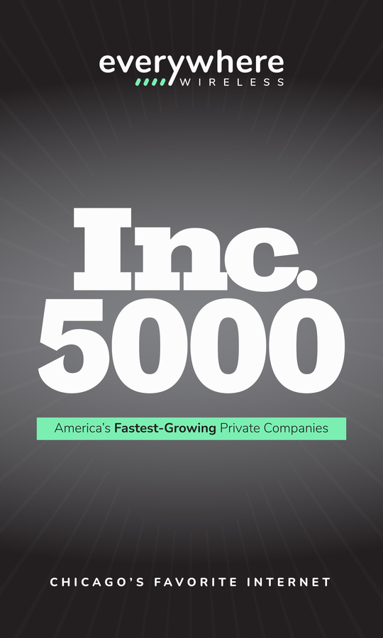 Everywhere Wireless Named Among America’s Fastest-Growing Private Companies in the Inc. 5000