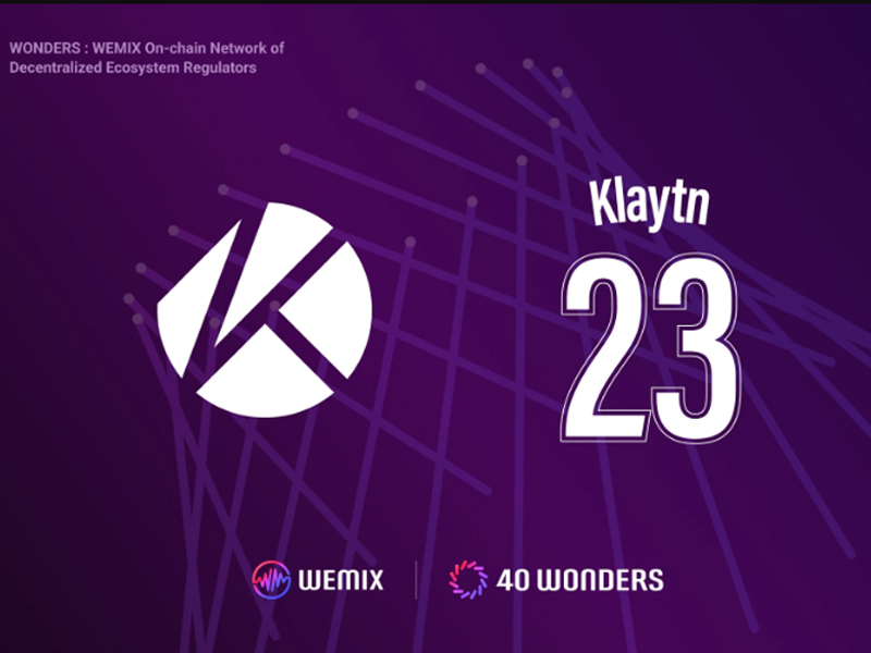Klaytn Joins WEMIX3.0 NCP as WONDER 23