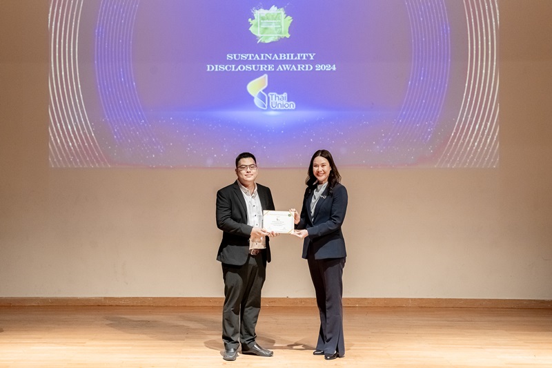 Thai Union Receives the 2024 Sustainability Disclosure Award from the Thaipat Institute, Reinforcing the Success of its SeaChange® 2030 Strategy