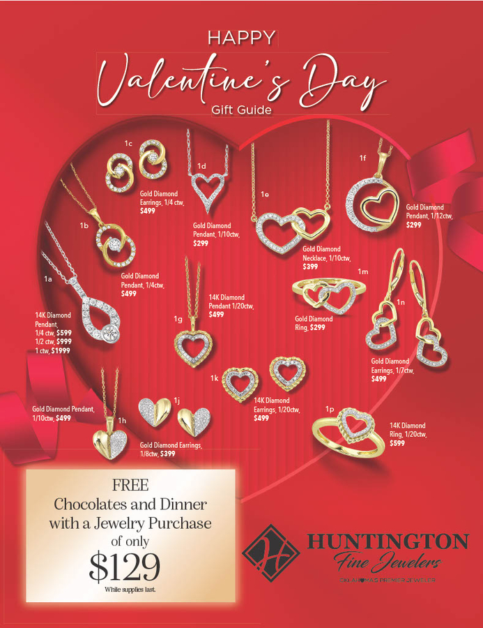 Have a Romantic Valentine’s Day with Huntington Fine Jewelers