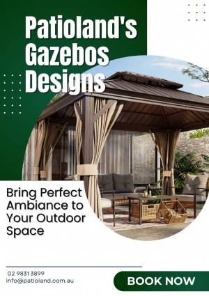 Patioland’s Gazebos Designs Bring Perfect Ambiance to Your Outdoor Space